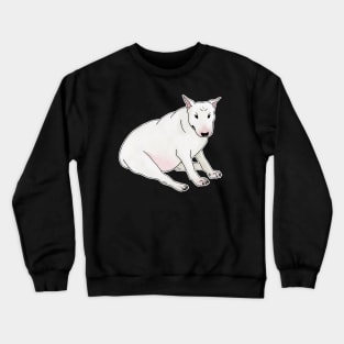 Chonk White Bull Terrier Crewneck Sweatshirt